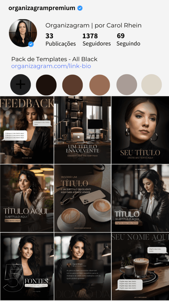 TEMPLATES INSTAGRAM PACK CANVA