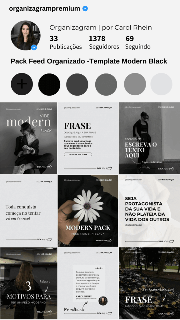 TEMPLATES INSTAGRAM PACK CANVA